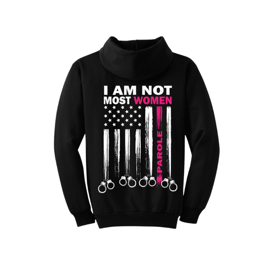 Parole Ladies Wear Pink Hoodie
