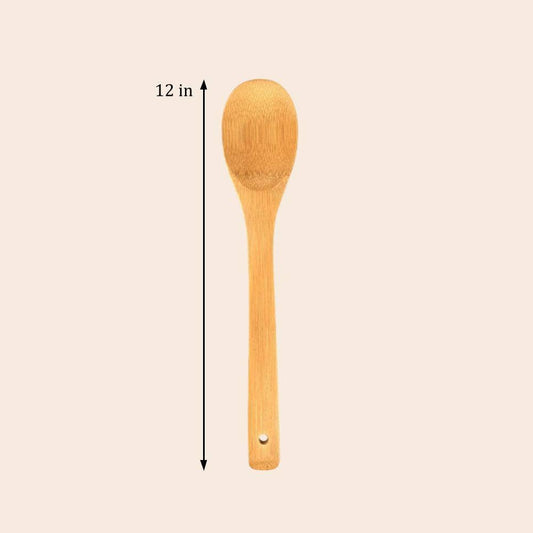 Wooden spoon with measurements