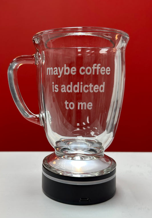 15oz Engraved Glass Mug