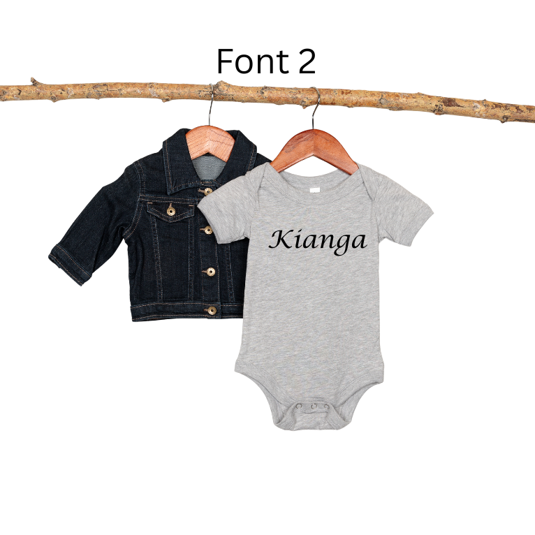 Personalized Baby Bodysuit
