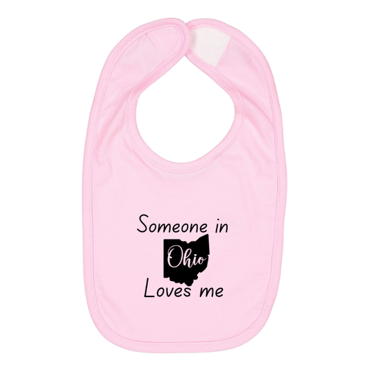 Someone Loves Me Jersey Bib