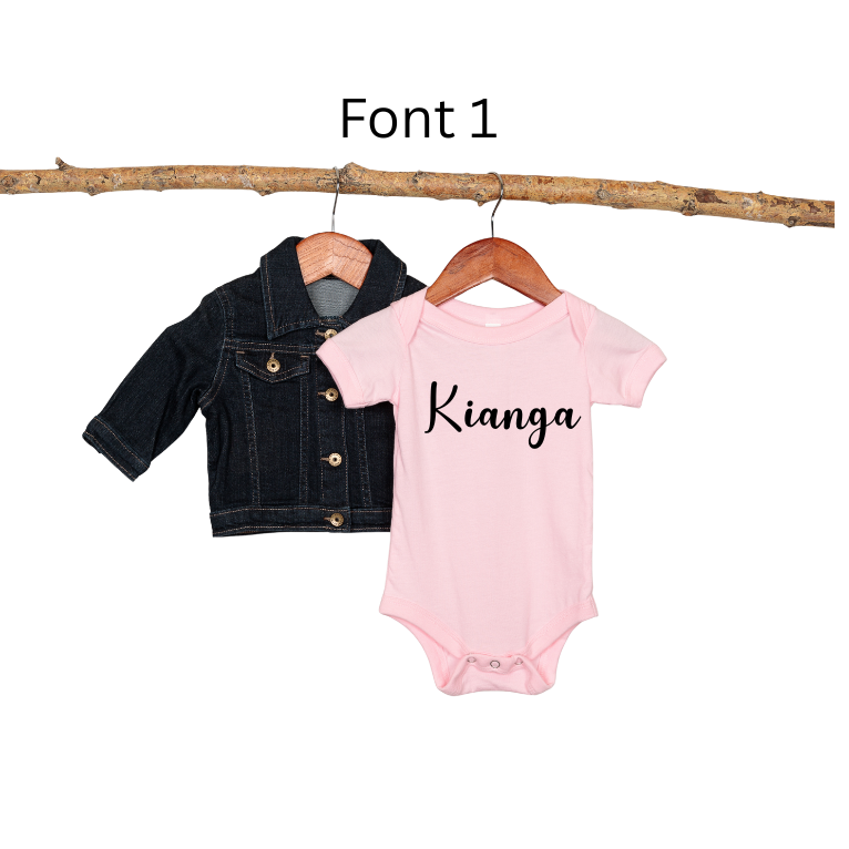 Personalized Baby Bodysuit