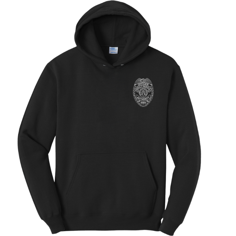 Black Ohio Parole Hoodie Front 