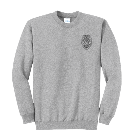 Heather Grey Ohio Parole Crewneck Front 