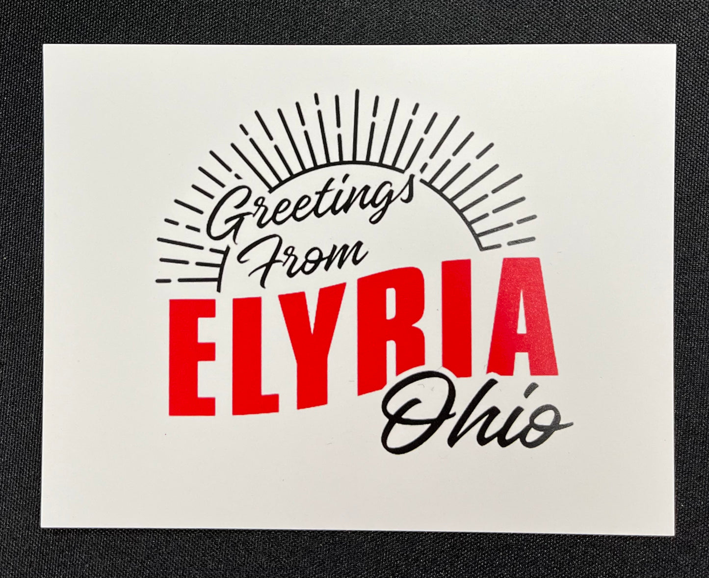 Greetings from Elyria, Ohio Post Card