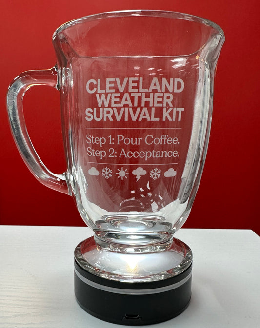 15oz Engraved Glass Mug