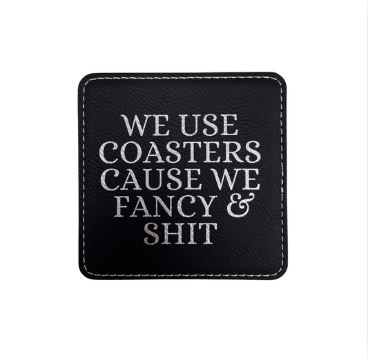 Fancy Leatherette Coasters
