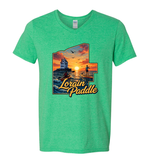 Lorain Paddle V-Neck T-Shirt