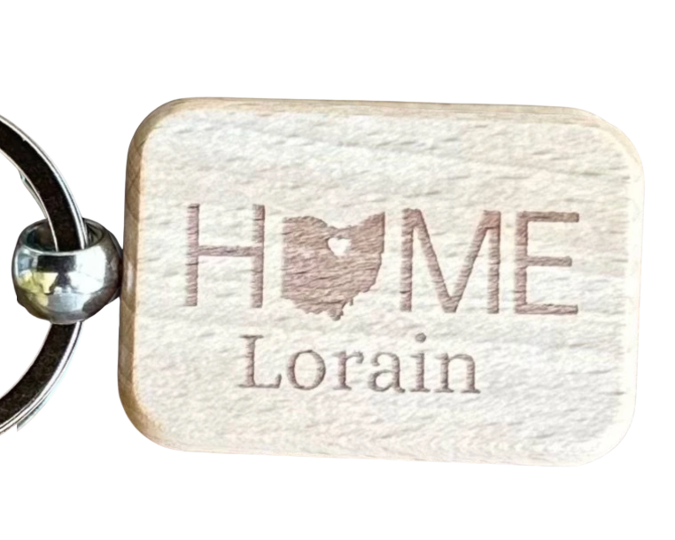 Wooden Engraved Keychain