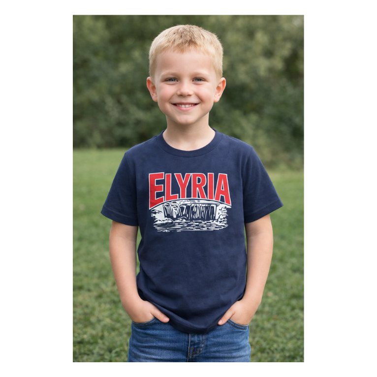  Elyria Youth Navy blue t-shirt 
