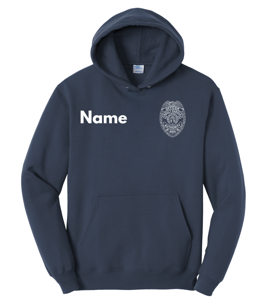 Personalized Navy Ohio Parole Long Sleeve Front 