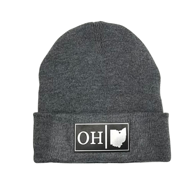 Fleece Lined Black OH Beanie