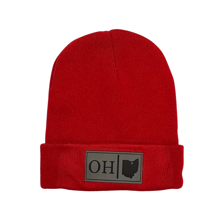 Fleece Lined Black OH Beanie